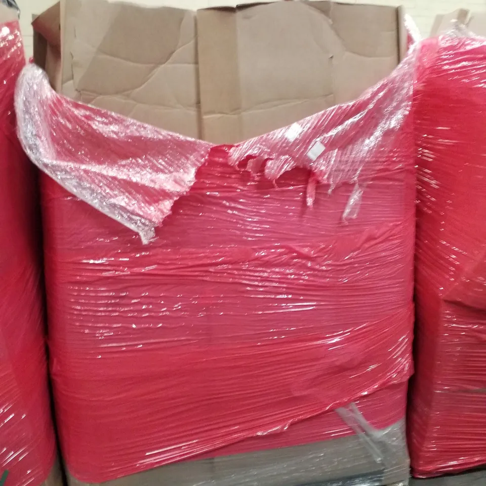 PALLET OF ASSORTED PRODUCTS INCLUDING VINYL RECORD FRAME, STAR WARS BACKPACK, LAUNDRY BASKET, FOLDABLE PET CRATE