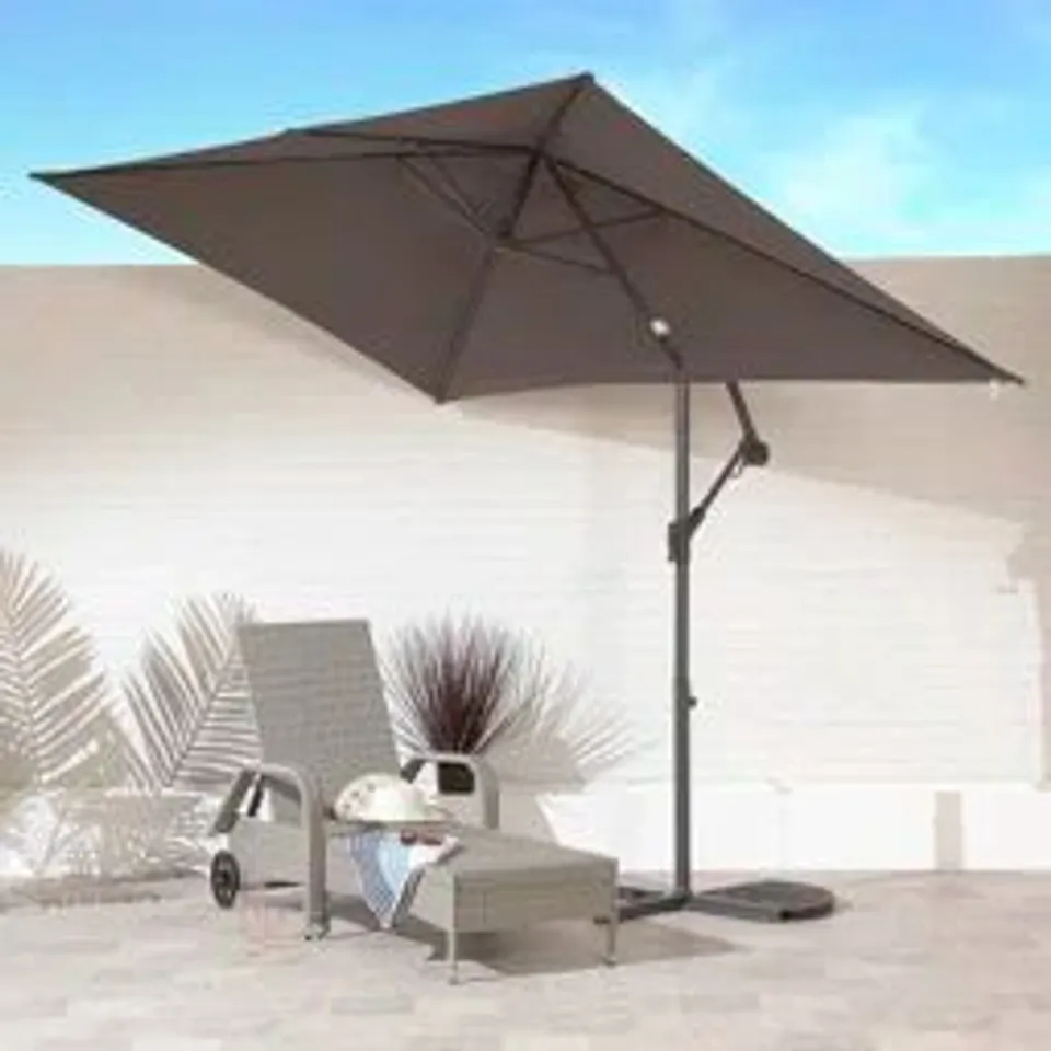 BOXED 2M × 3M RECTANGULAR CANTILEVER PARASOL