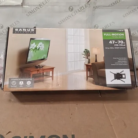 BOXED SANUS VIEWPOINT FULL-MOTION TV WALL MOUNT - F180C-B2