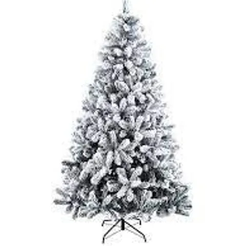 BOXED FLOCKED 6FT EMPEROR TREE - COLLECTION ONLY