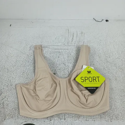 WACOAL SPORTS UNDERWIRE BRA – BEIGE, UK 32D