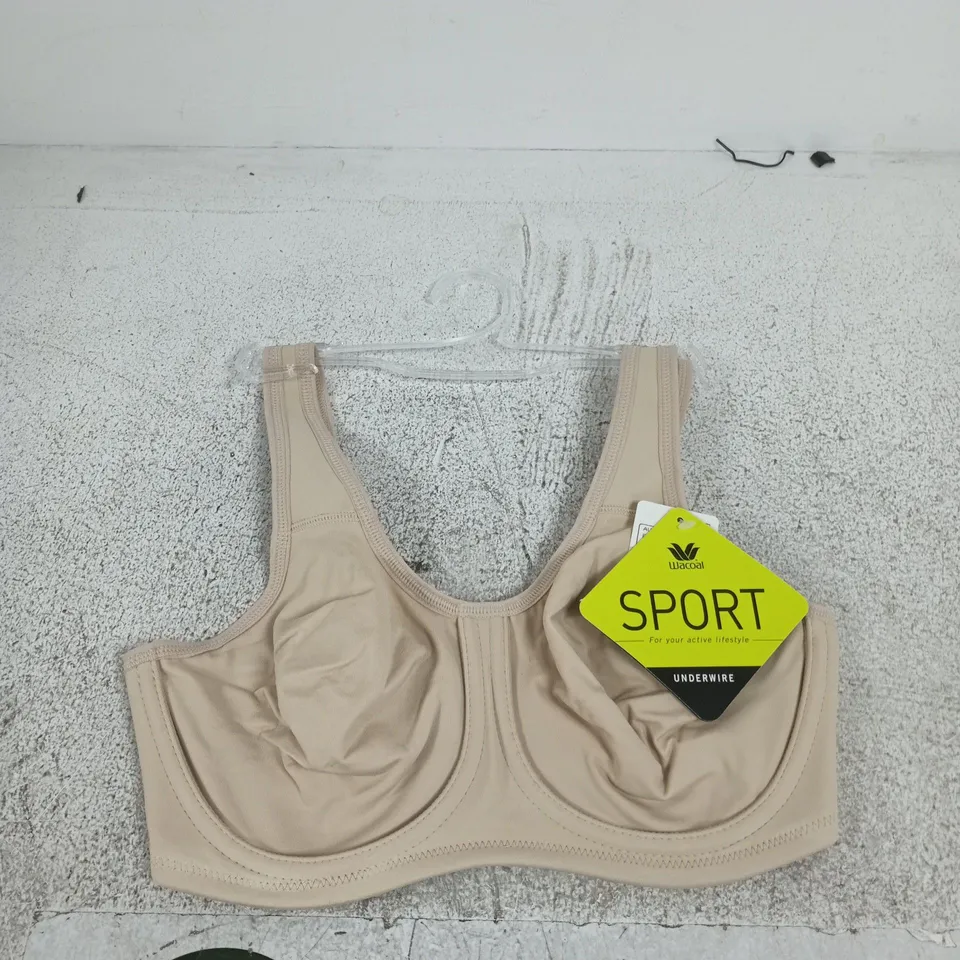WACOAL SPORTS UNDERWIRE BRA – BEIGE, UK 32D