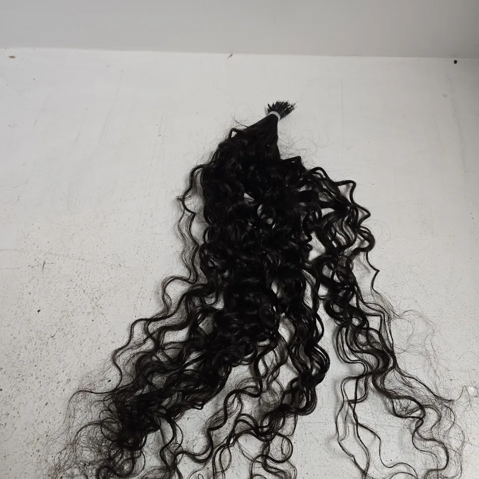 CC STYLEDIT BLACK CURLY HAIR EXTENSION WEFT