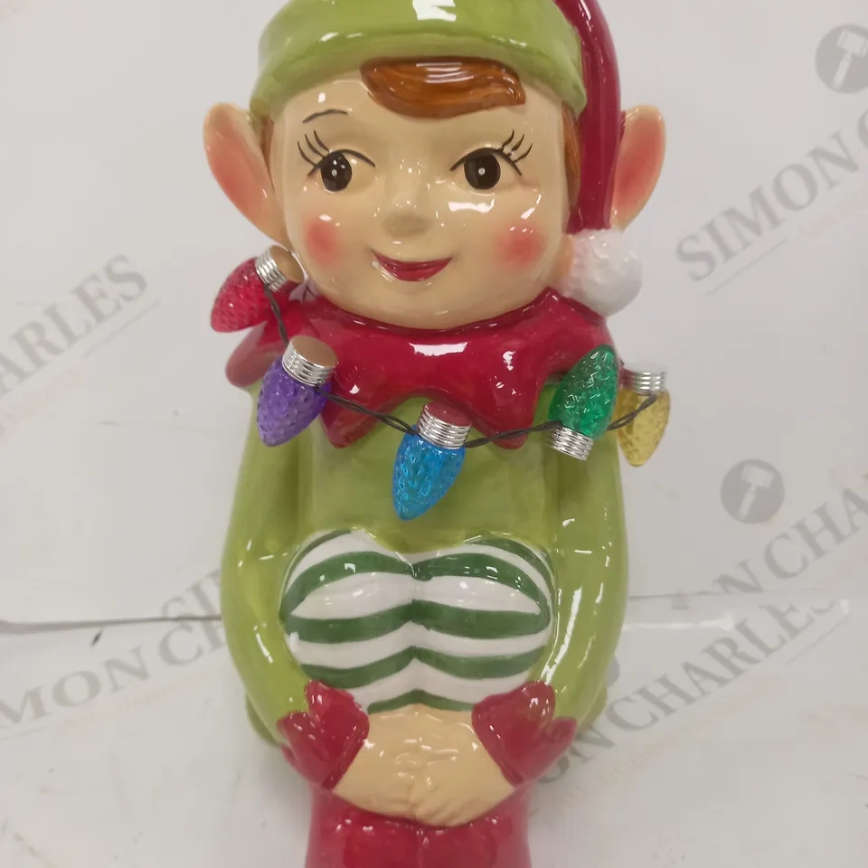 MR CHRISTMAS NOSTALGIC LIGHT UP FIGURE ELF