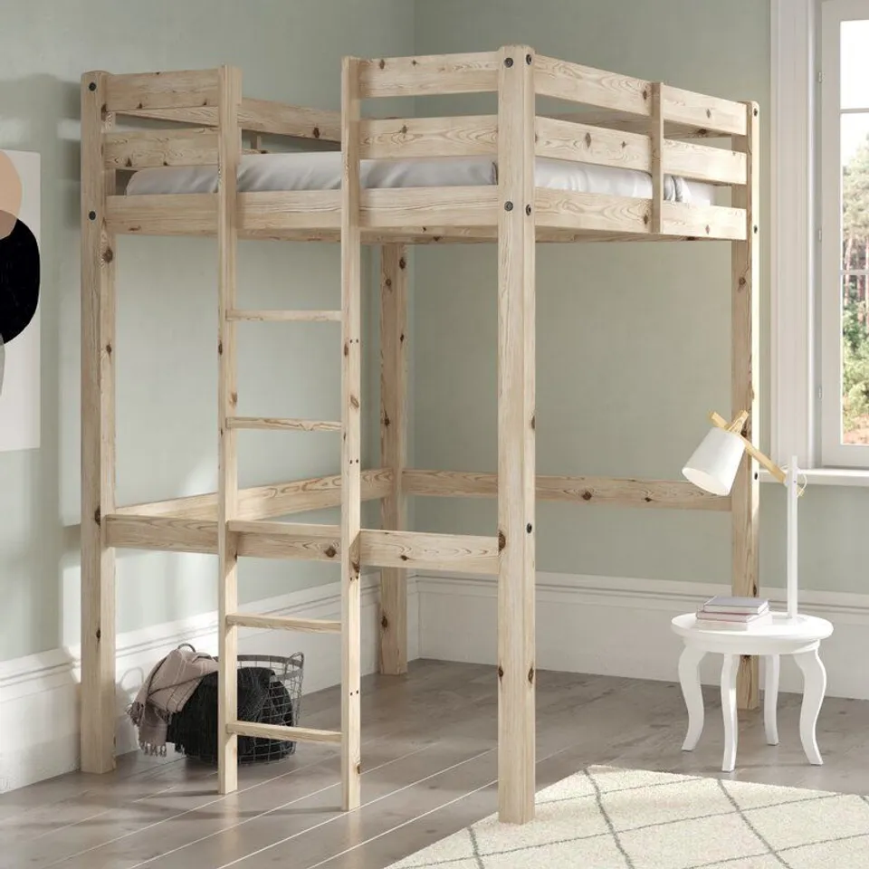 HIGH SLEEPER BED DOUBLE - 3 BOXES