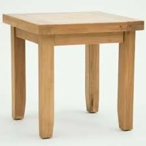 BRAND NEW BOXED DEVON LAMP TABLE - OAK (1 BOX)