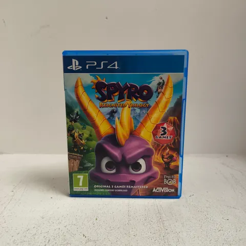 SPYRO REIGNITED TRILOGY PLAYSTATION 4 VIDEO GAME