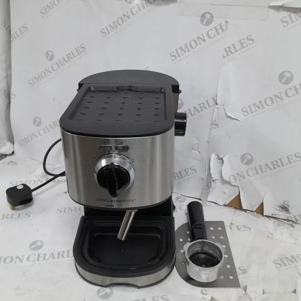BOXED COOK'S ESSENTIALS PUMP ESPRESSO COFFEE MACHINE
