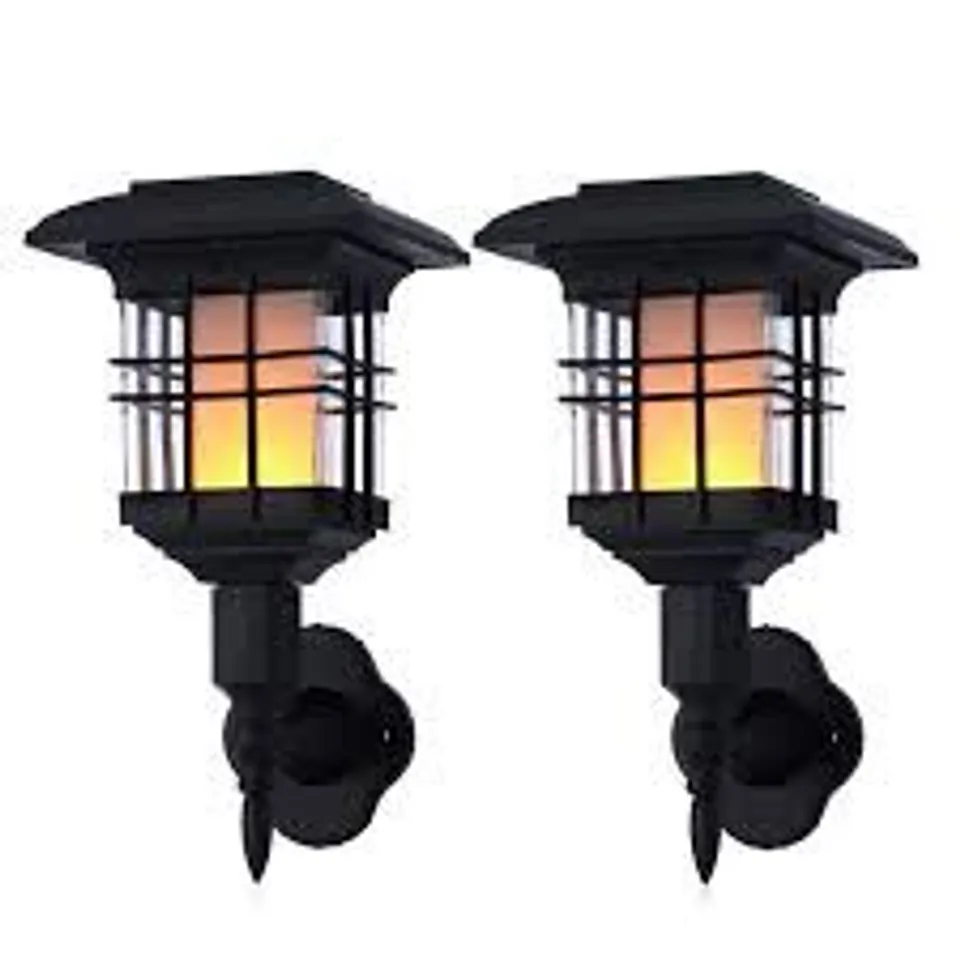 FLOURISH SOLAR FLAME LIGHT SET OF TWO