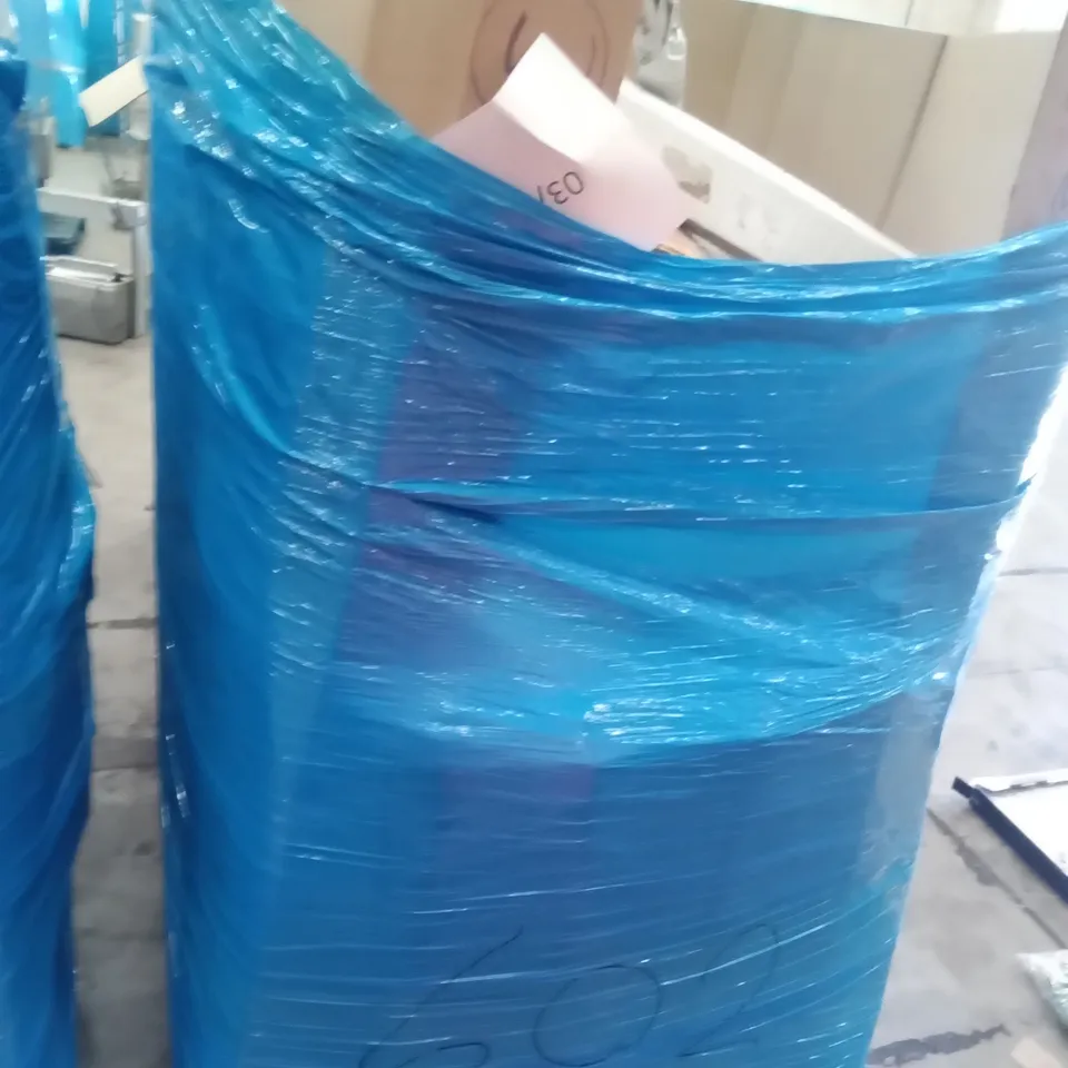 PALLET OF ASSORTED ITEMS INCLUDING MOTORCYCLE HELMET, MICROWAVE OVEN RACK, FORGING MOUNT TV WALL MOUNT, SUMMER WREATH, SMART LED CEILING LIGHT, MULTIPURPOSE DOOR MAT
