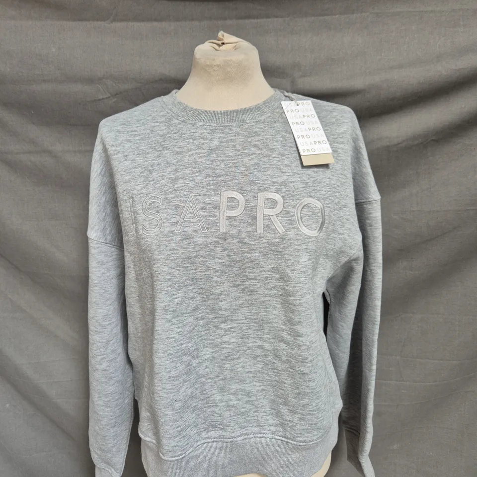 USA PRO SWEATSHIRT - GREY - SIZE 16