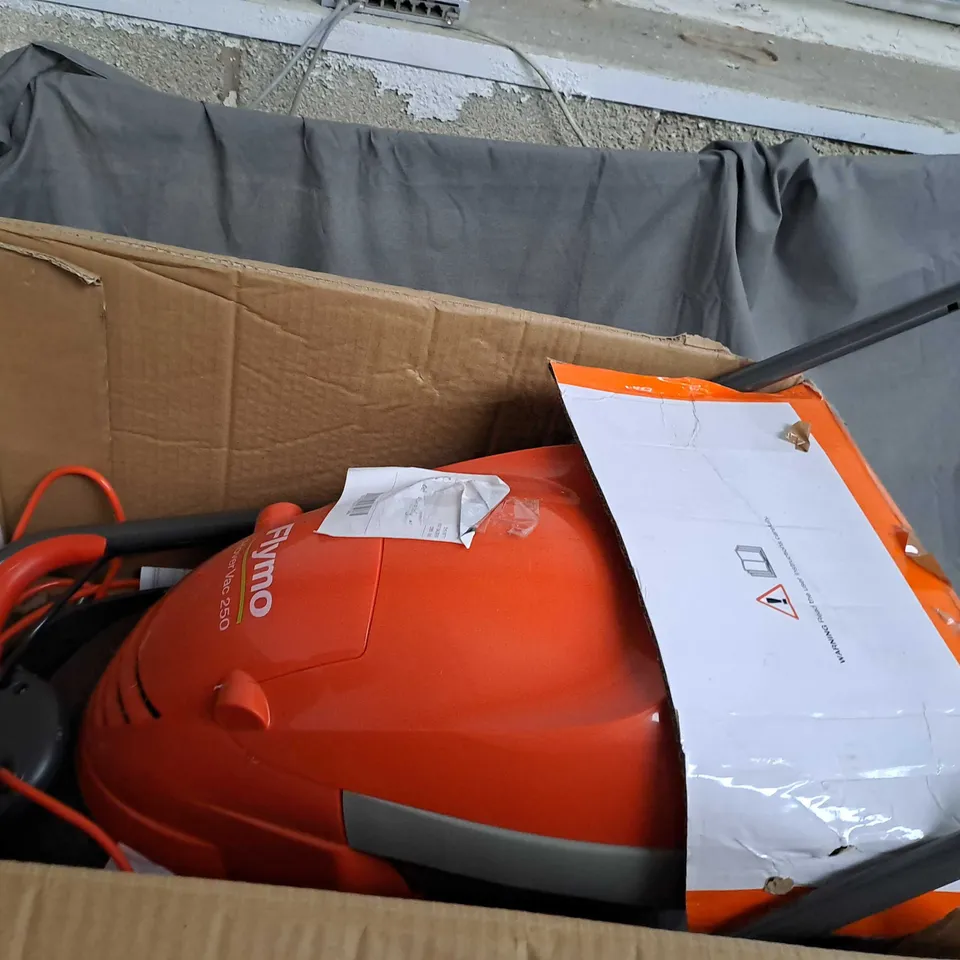 FLYMO HOVERVAC 250 EASIRANGE ELECTRIC LAWNMOWER 