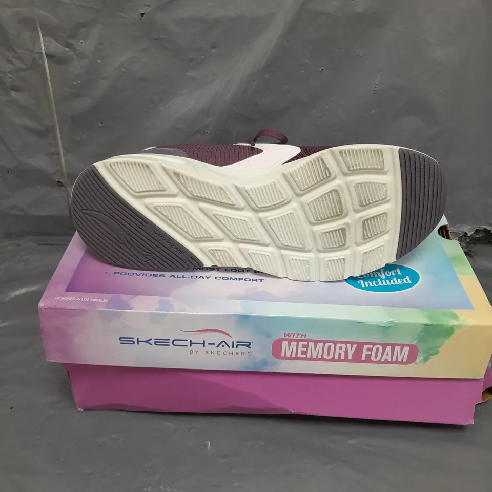 SKECH-AIR BY SKECHERS TRAINERS PURPLE SIZE 6