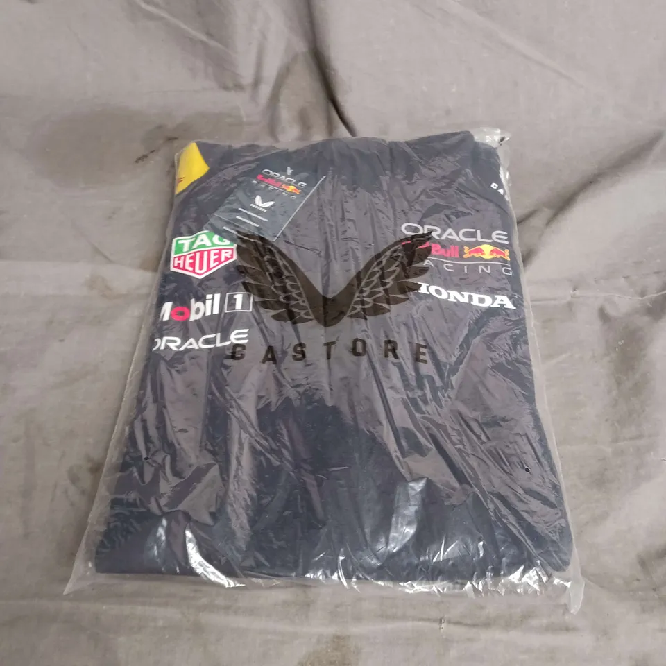 BAGGED CASTORE ORACLE REDBULL RACING PULLOVER HOODIE IN NIGHT SKY SIZE XL