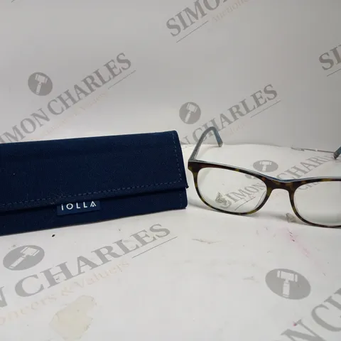 IOLLA DOYLE HAVANA LIGHT BLUE LAYER PRESCRIPTION GLASSES