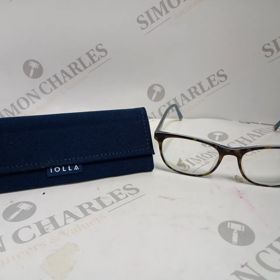 IOLLA DOYLE HAVANA LIGHT BLUE LAYER PRESCRIPTION GLASSES 
