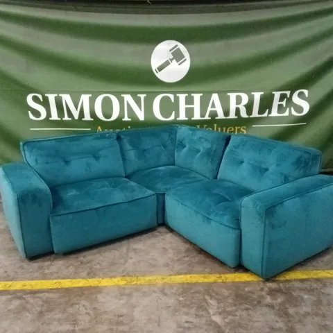 QUALITY DESIGNER ITALIAN MADE GRAVINA MAXI VELVET CORNER SOFA