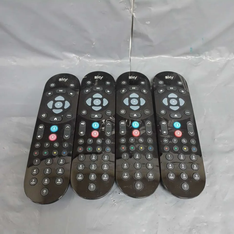LOT OF 4 SKY TV REMOTE CONTROLS