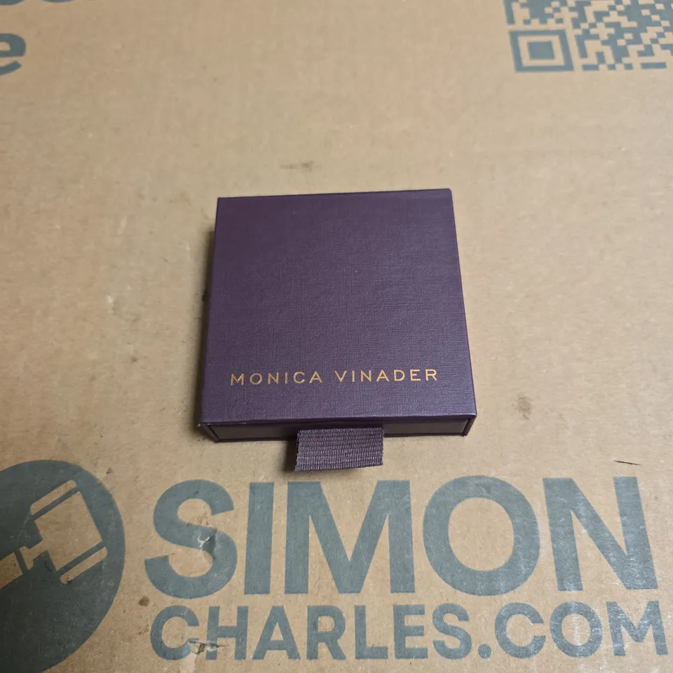 MONICA VINADER GOLD-TONE HEART PENDANT NECKLACE, BOXED