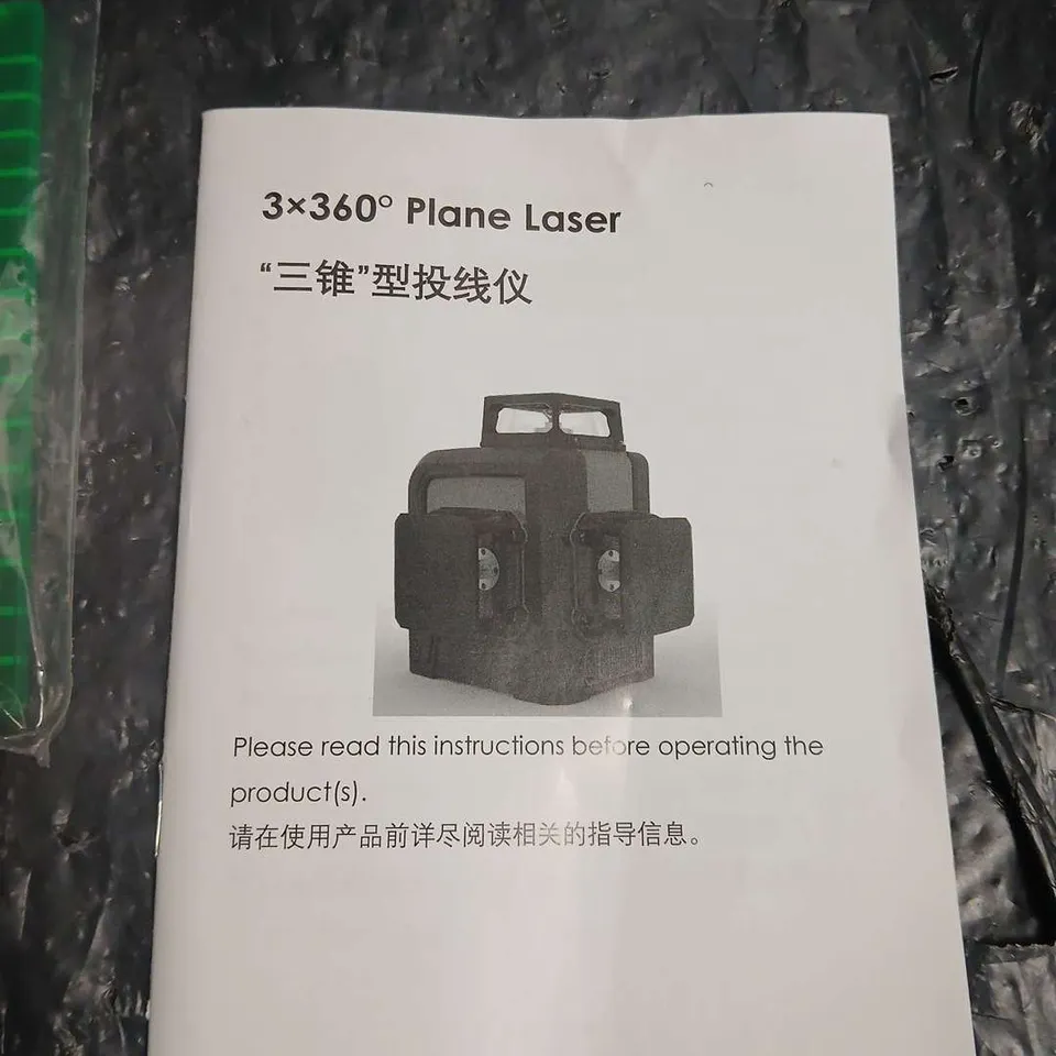 HUEPAR 3X360° PLANE LASER LEVEL – GREEN