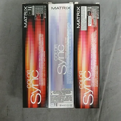 BOX OF APPROXIMATELY 20 ASSORTED MATRIX SO COLOUR SYNC PRODUCTS