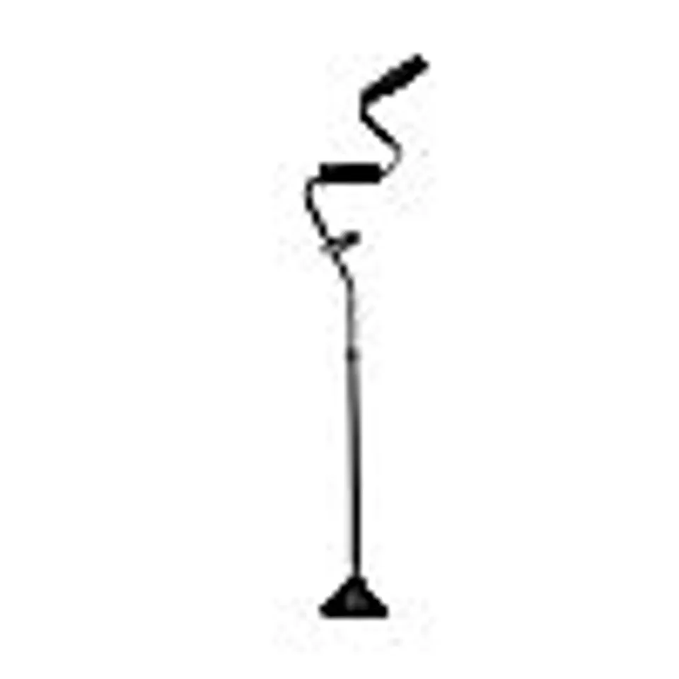 STRONG ARM COMFORT CANE WITH STANDING BASE & LIGHT IN BLUE