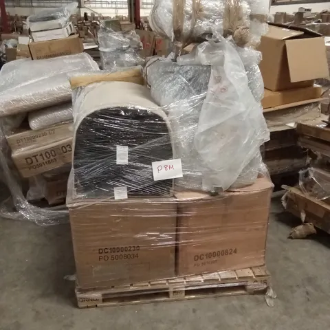 PALLET OF ASSORTED DINING CHAIRS PARTS AND PIECES