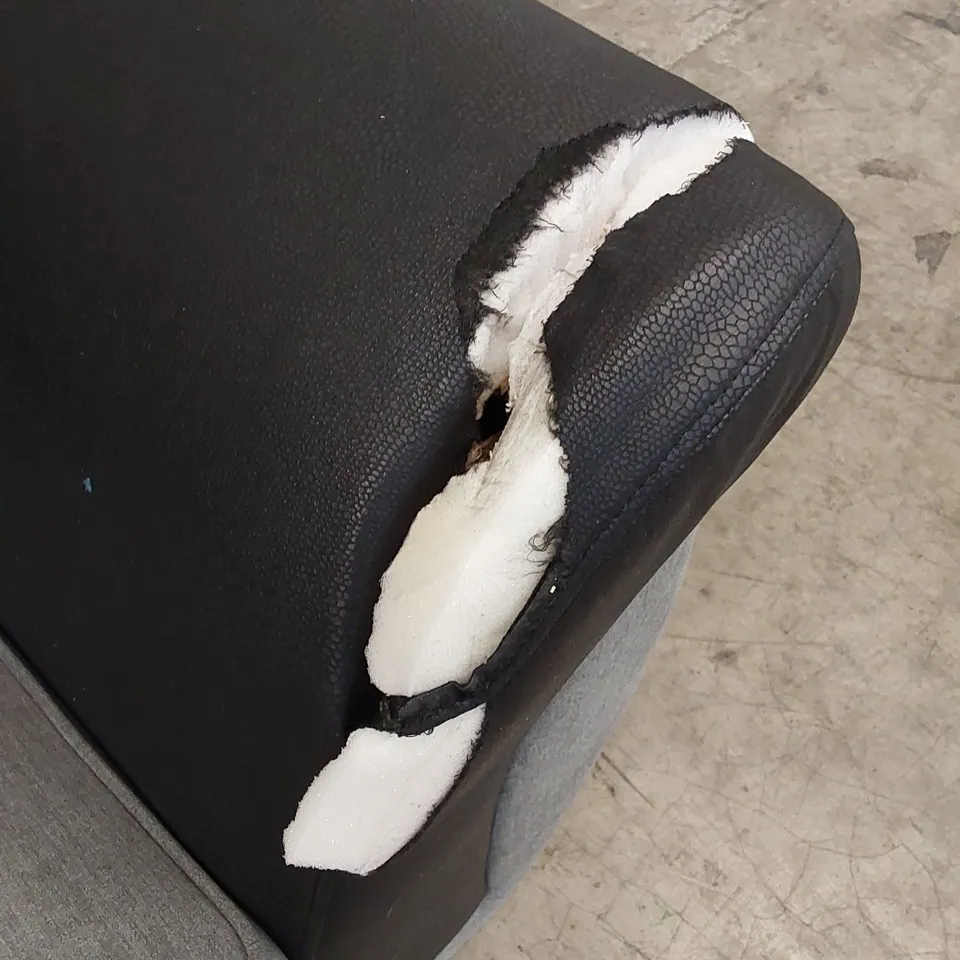 QUALITY DESIGNER DANUBE CHAIR - BLACK/GREY