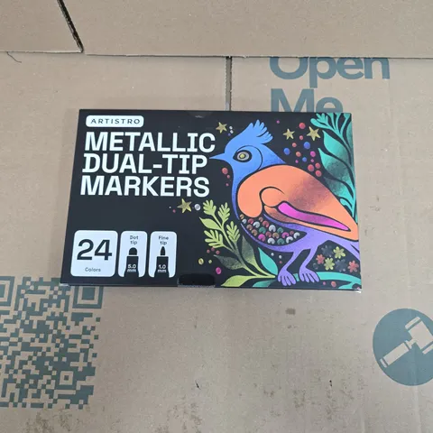 ARTISTRO METALLIC DUAL-TIP MARKERS