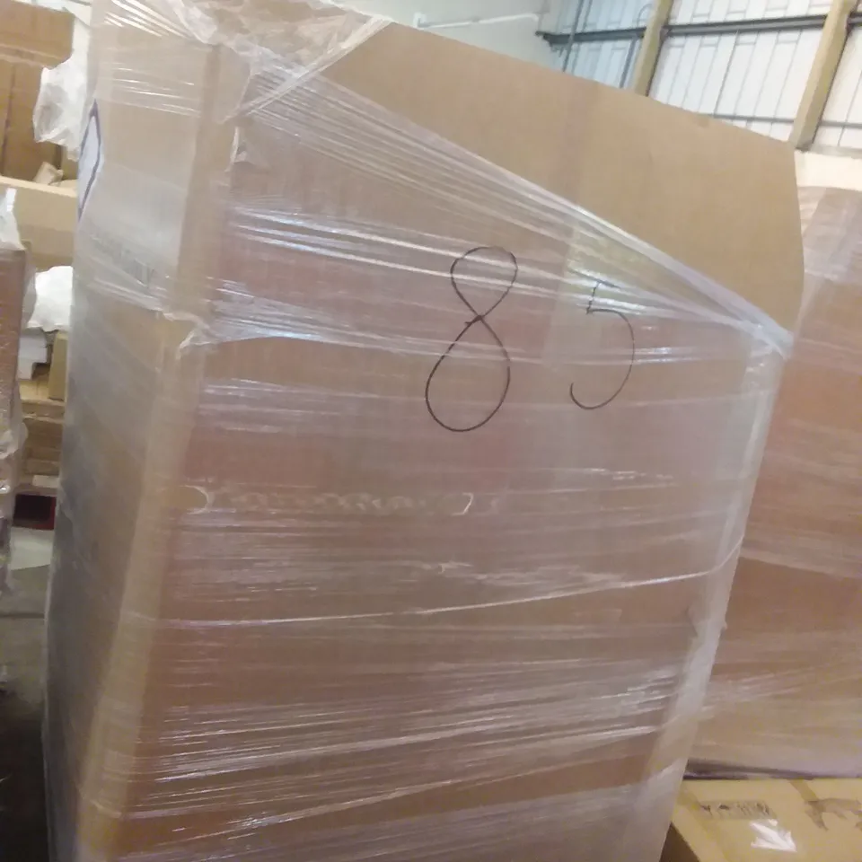 PALLET OF ASSORTED ITEMS INCLUDING AMZDEAL TOILET SHELF, DESK CHAIR, OFFICE CHAIR, GARDEN PICNIC TABLE, WDRAGON REDODECO 
