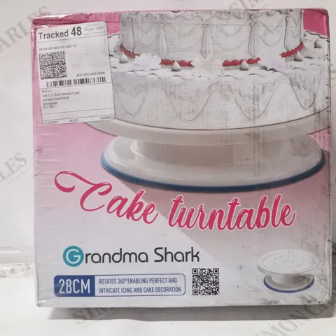 BOXED GRANDMA SHARK CAKE TURNTABLE