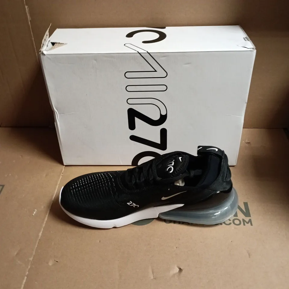 BOXED NIKE AIR MAX 270 SNEAKERS - UK SIZE 8 