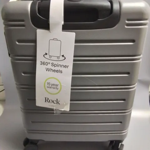 ROCK LISBON SMALL GREY SUITCASE