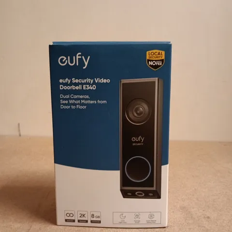 EUFY SECURITY VIDEO DOORBELL E340 – BOXED