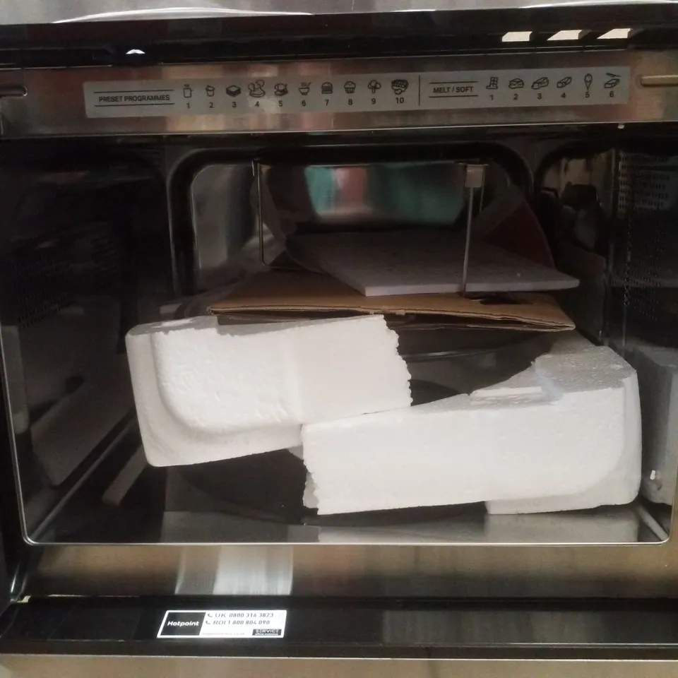 HOTPOINT MF25G IX H BUILT IN MICROWAVE WITH GRILL