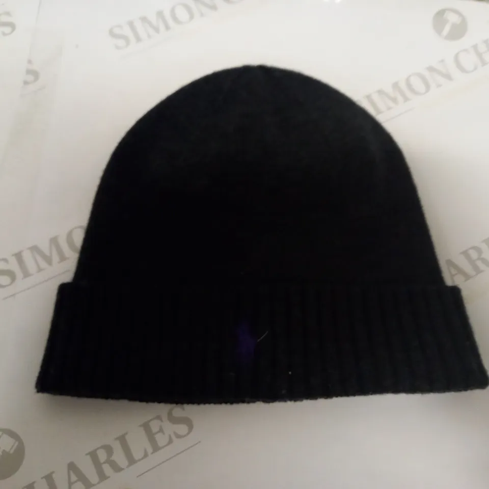 RALPH LAUREN POLO WOOL HAT - ONE SIZE BLUE
