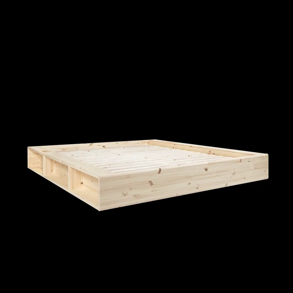 BOXED ZIGGY BED FRAME, FSC CERTIFIED PINE WOOD, [2 BOXES]
