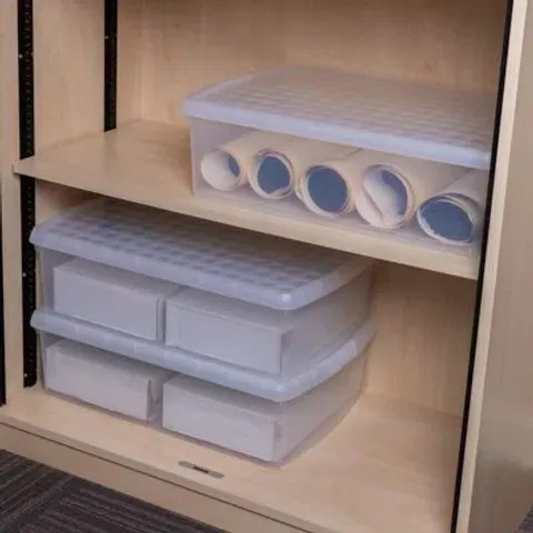 BOXED WHAM CLIP RECTANGULAR PLASTIC STORAGE BOXES WITH SECURE CLIP LOCK