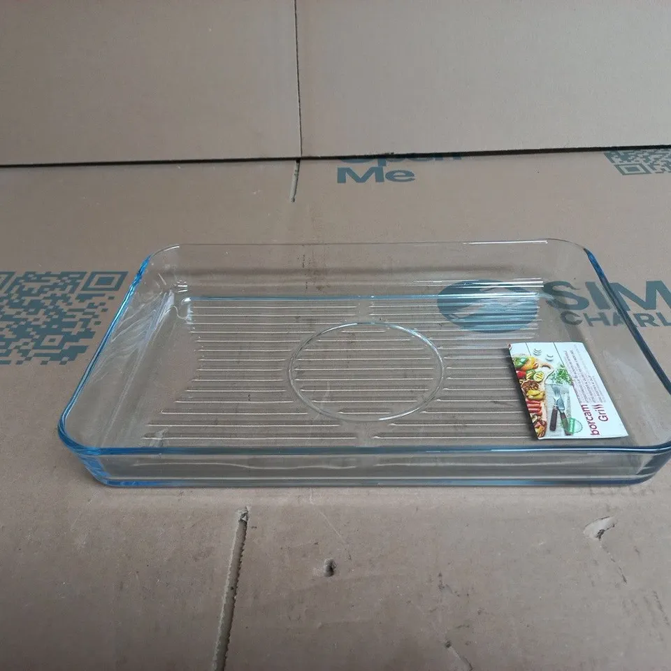 BORCAM GLASSWARE HEAT RESISTANT FOR OVEN AND MICROWAVE BOXED