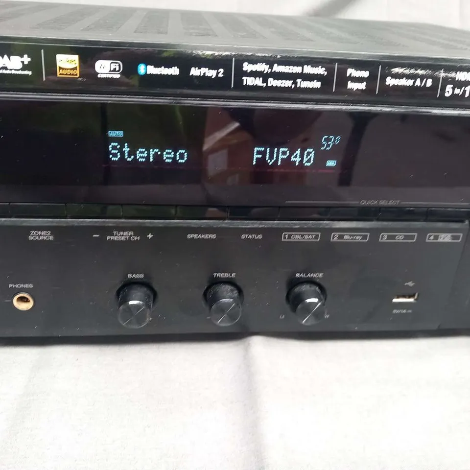 DENON DRA800 BLACK NETWORK/WIRELESS HIFI STEREO RECEIVER,WITH BLUETOOTH, AIRPLAY, ALEXA, GOOGLE