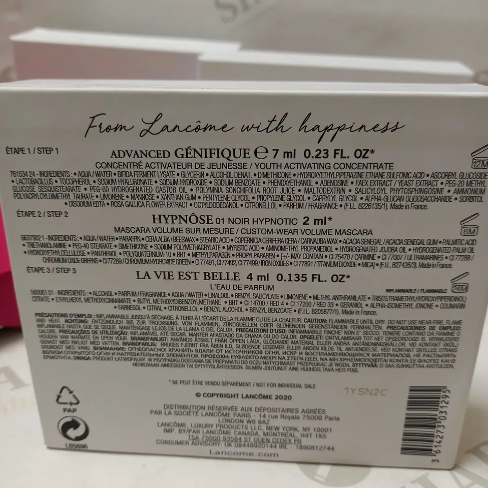 LOT OF 3 BRAND NEW LANCOME GIFT SETS