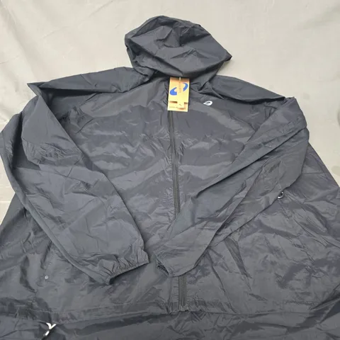 ASICS ROAD PACKABLE JACKET β MEN'S RUNNING JACKET, BLACK, XL