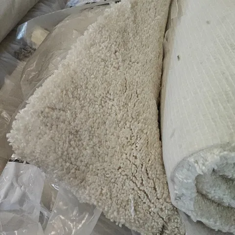 QUALITY BAGGED AND ROLLED HELSINKI CALCITE CARPET - APPROXIMATELY LENGTH 6.6M WIDTH 5M