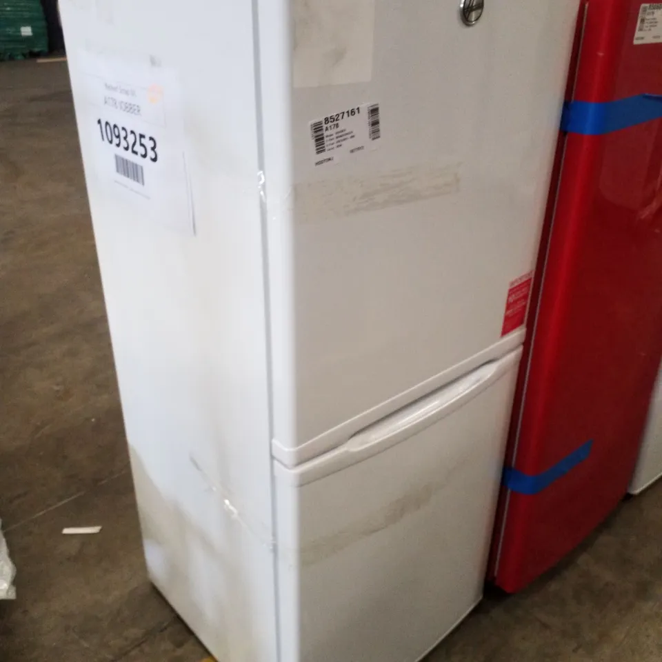 HOOVER WIDE FRIDGE FREEZER 55 CM 185 L CAPACITY WHITE - UNPROCESSED RAW RETURN 