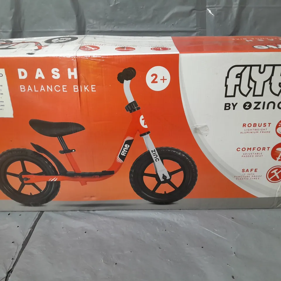 ZINC FLYTE 12 INCH DASH BALANCE BIKE RRP £59.99