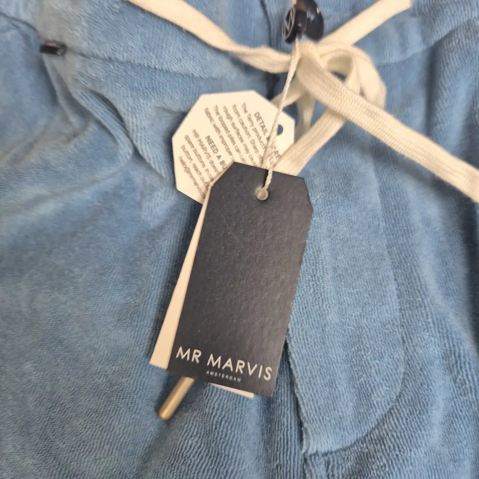 MR MARVIS LIGHT-BLUE SHORTS – UK 34 (W34) HANDMADE IN PORTUGAL