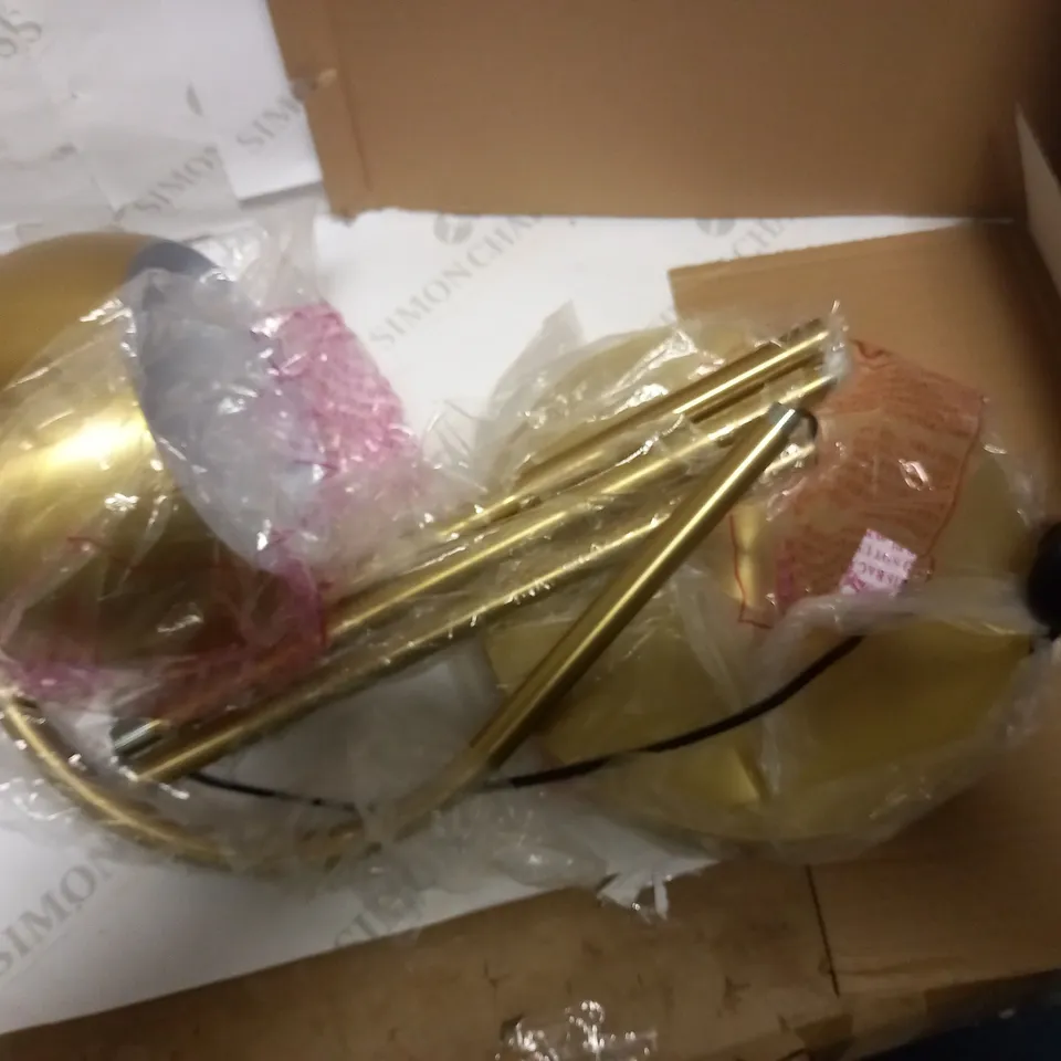 JOHN LEWIS HECTOR FLOOR LAMP, ANTIQUE BRASS FINISH