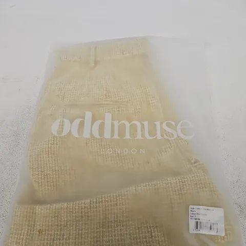 ODDMUSE LONDON COTTON MIX BOUCLE KNITWEAR – SIZE S