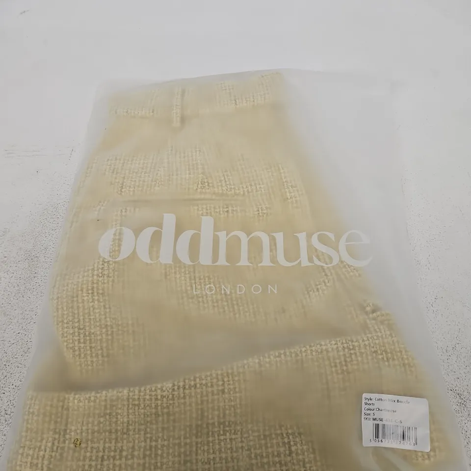 ODDMUSE LONDON COTTON MIX BOUCLE KNITWEAR – SIZE S