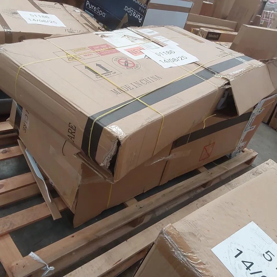 PALLET OF INCOMPLETE SOFA PARTS